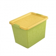 Ящик для хранения с крышкой Жасмин 22л зеленый 7122-3