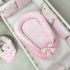 Постельный комплект Baby Design Коты в облаках розовый 6 ед.