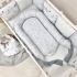 Постельный комплект Baby Design Коты в облаках серый 7 ед.