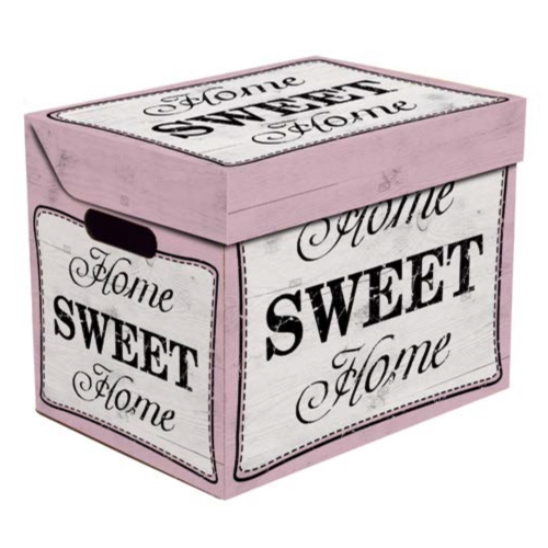 Ящик для хранения картонный ONE SWEET HOME розовый 2437.76