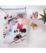 Комплект постельного белья Tac ранфорс Disney Minnie Mouse Watercolor евро