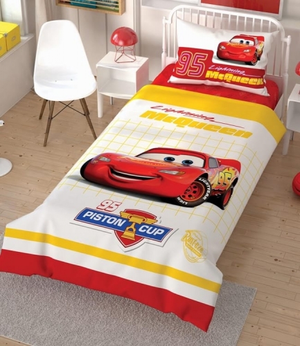 Комплект постельного белья Tac Disney Cars Cek подростковое