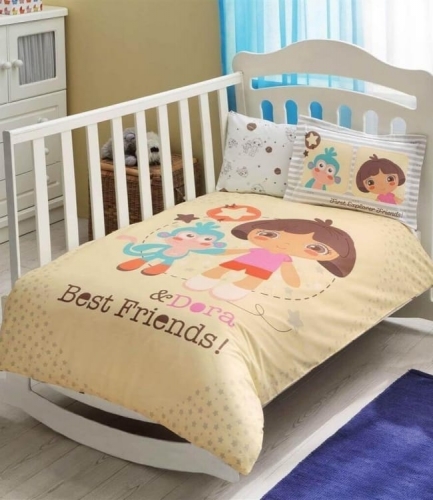 Комплект постельного белья Tac Dora Best Friends Baby младенцам