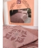 Комплект постельного белья Tac сатин Bruna V01 pembe евро розовый