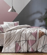 Комплект постельного белья Tac ранфорс Marvel евро розовый