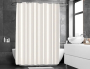  Тканевая штора для ванной комнаты bianco с кольцами 240*200