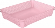 Ящик для хранения mini basket А-4 розовый 371.1