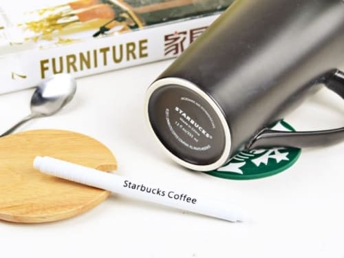 Керамическая чашка Starbucks с маркером