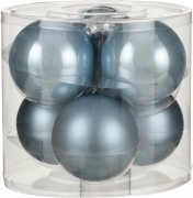 Елочные шарики комплект 6 шт цвет синий 25622