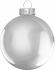 Елочные шарики 10 шт., комплект, цвет серебро 78217