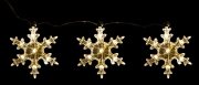 Набор декоративных украшений ø 12 см Три яркие снежинки 98691