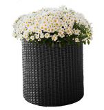Горшок для цветов Cylinder Planter Small, серый