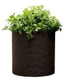 Горшок для цветов Cylinder Planter Medium, коричневый