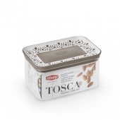 Емкость для хранения продуктов прямоугольная 0,7л Tosca коричневая