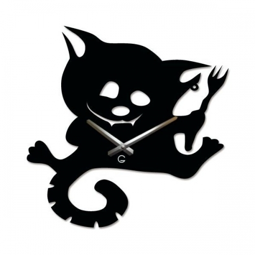 Настенные Часы Glozis Cat with a Fork