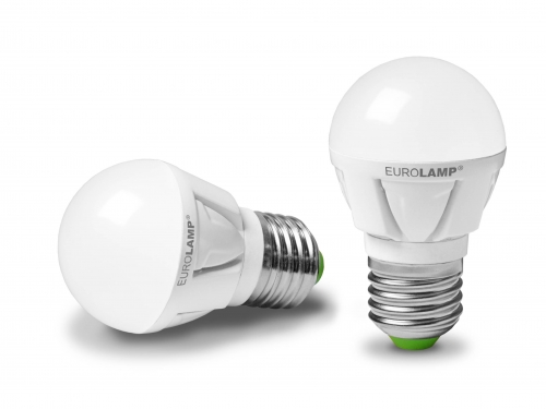 EUROLAMP LED Лампа G45 5W E27 4000K прозора