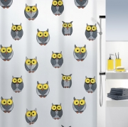 Шторка для ванной виниловая Spirella OWL
