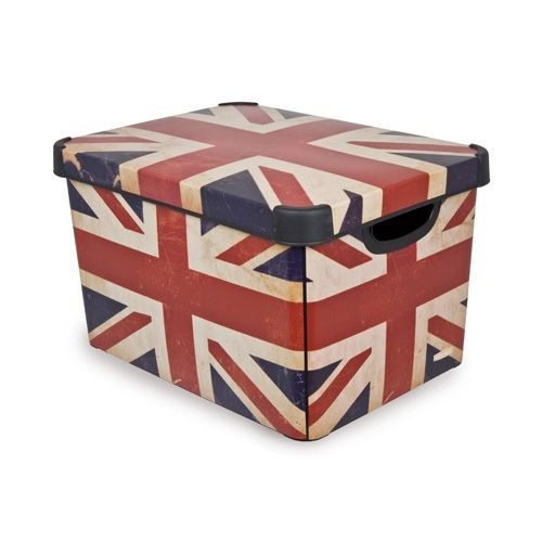 Ящик для хранения 6л Deco`s BRITISH FLAG