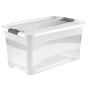 Ящик для хранения Crystal-box 83л с крышкой