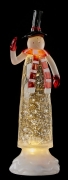 Декоративная фигурка "Снеговик", 12*9*27 см., желтый