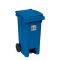 Мусорный бак с педалью STEFANPLAST BIDONE CARRELLATO 120 Л 