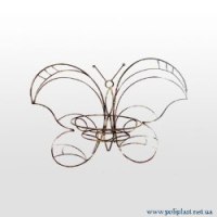 Держатель для цветов настенный Бабочка 40*48см (металл)