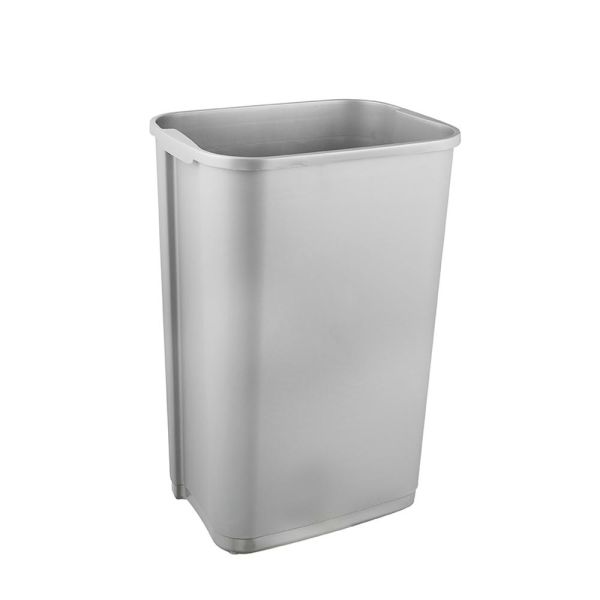 Мусорный контейнер "ROLLTOP"  50л серебро 0455.1