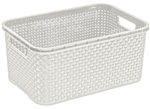Кошик RATTAN 19л білий 1744