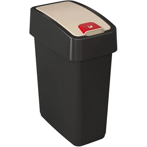 Ведро для мусора "FLIP LID" 10л графит