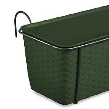 Балконний ящик з металевим кріпленням STEFANPLAST NATURAL