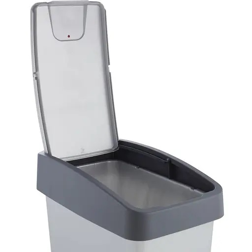 Відро для сміття "FLIP LID" 10л сіре