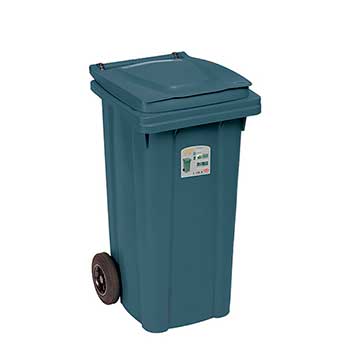 Сміттєвий бак STEFANPLAST BIDONE CARRELLATO 120 Л