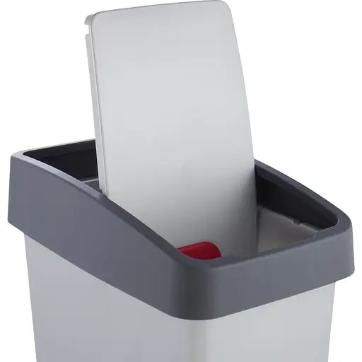 Відро для сміття "FLIP LID" 10л сіре
