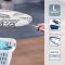 Покриття для прасувальних дощок з парогенератором Leifheit Perfect Steam AirBoard