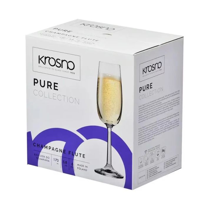 Набір келихів для шампанського PURE 170 мл, 6 шт 788968
