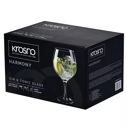 Набір келихів для джин-тоніка HARMONY 700мл, 6 шт.