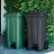 Мусорный бак с педалью STEFANPLAST BIDONE CARRELLATO 120 Л 