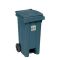 Мусорный бак с педалью STEFANPLAST BIDONE CARRELLATO 120 Л 
