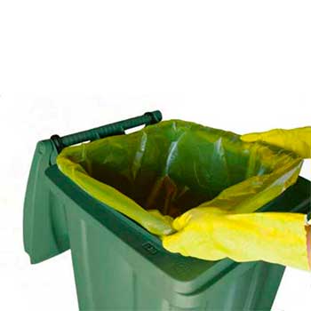 Сміттєвий бак STEFANPLAST BIDONE CARRELLATO 120 Л