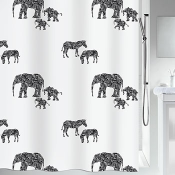 Шторка для ванної текстильна Spirella SERENGETI