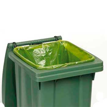 Сміттєвий бак STEFANPLAST BIDONE CARRELLATO 120 Л