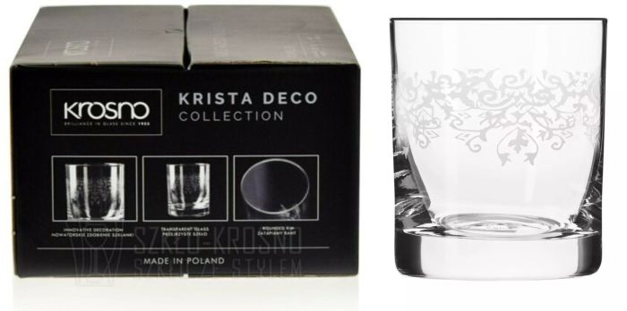 Набір склянок низьких KRISTA DECO 300 мл, 6 шт 786193