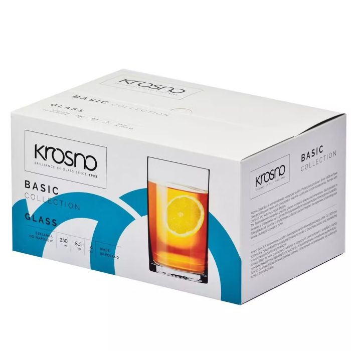 Набір склянок високих BASIC 250 мл, 6 шт 788036