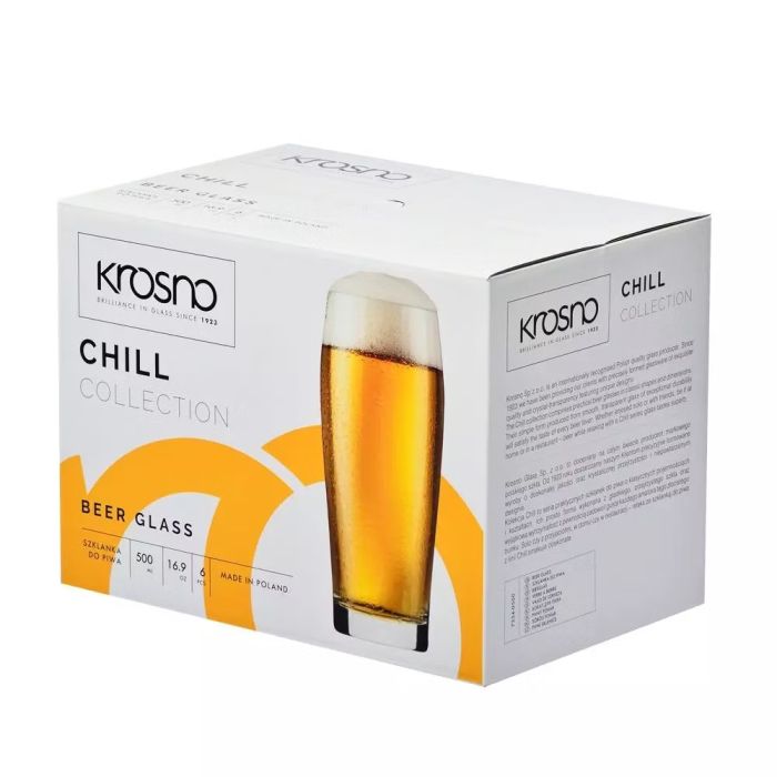 Набір келихів для пива CHILL 500мл, 6 шт 788722