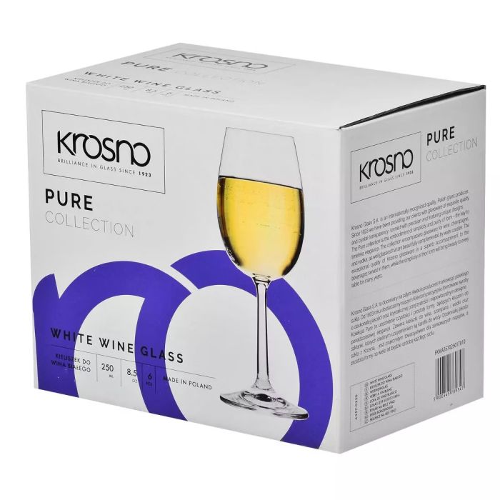 Набір келихів для білого вина PURE 250 мл, 6 шт 789347