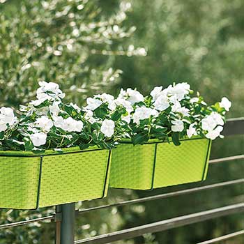 Балконний ящик з металевим кріпленням STEFANPLAST NATURAL