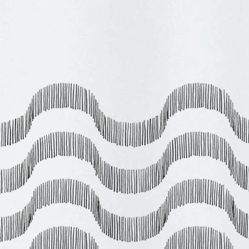 Шторка для ванної текстильна Spirella VAGUES