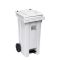Мусорный бак с педалью STEFANPLAST BIDONE CARRELLATO 120 Л 