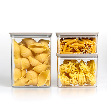 Ємність для зберігання продуктів прямокутна 2,2л Tosca коричнева