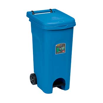 Сміттєвий бак із педаллю STEFANPLAST URBAN ECO SYSTEM 80л